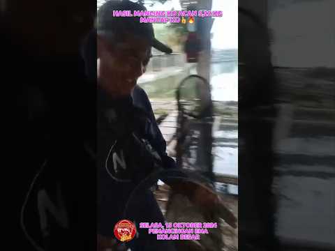 MANCING HARIAN LIMA PULUH RIBU DAPAT IKANNYA 5,22 KG | PEMANCINGAN EMA