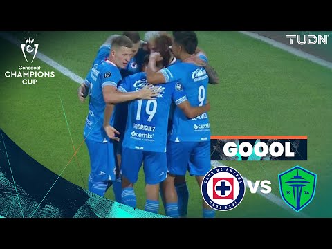 ¡GOL DE CHARLY! Rodríguez marca de cabeza | Cruz Azul 1-0 Seattle | CONCACAF Champions Cup 2025 TUDN