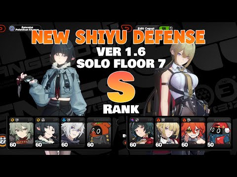 NEW Shiyu Defense 1.6 Floor 7 (S-Rank) Jane Doe M0S1 & Evelyn M0S1 | Zenless Zone Zero