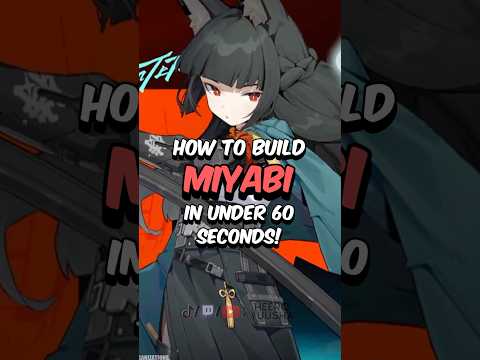 BEST MIYABI BUILD - How to Build Miyabi in 60 Seconds #zzz #zenlesszonezero #hoyoverse