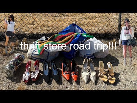 THRIFTING FOR SUMMER 2024 (HUGE thrift store road trip!)