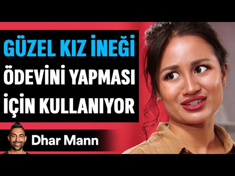 Güzel Kız İNEĞİ Ödevini YAPMASI İçin Kullanıyor | Dhar Mann Studios