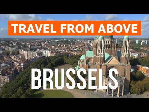 Brussels from drone | 4k video | Belgium, Brussels from above