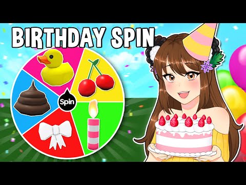 Spinning a WHEEL To Choose My BIRTHDAY CAKE