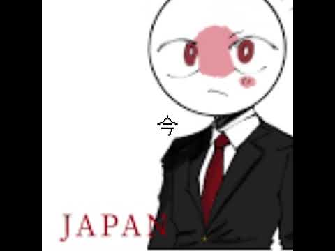 今の日本と帝国時代の日本 #shorts #countryhumans