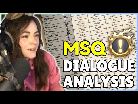 HOW MANY LINES?! | Zepla checks out the 2.0-7.1 MSQ Dialogue Analysis [Final Fantasy XIV: Dawntrail]