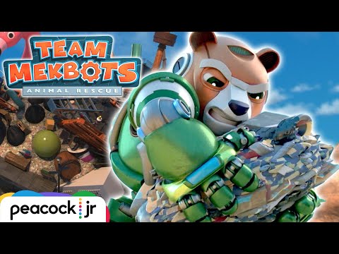 Saving the Turtles from a Giant TRASH Pile!? | TEAM MEKBOTS