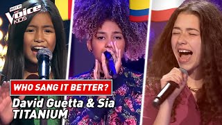 Who sang David Guetta & Sia's "Titanium" better? | The Voice Kids