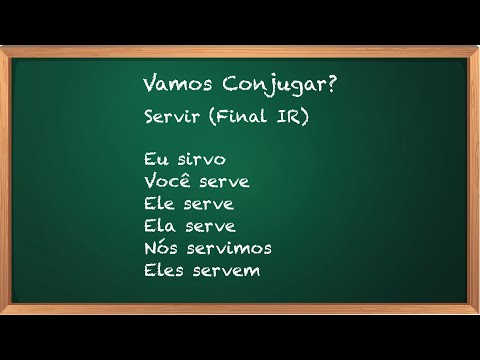 Let´s Conjugate: To Fit (Servir) in Portuguese