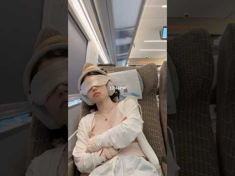 🎀grwm on the train🧸 #dayinthelife #asmr #grwm #skincare #vlog #travel #foryou #fyp #selfcare