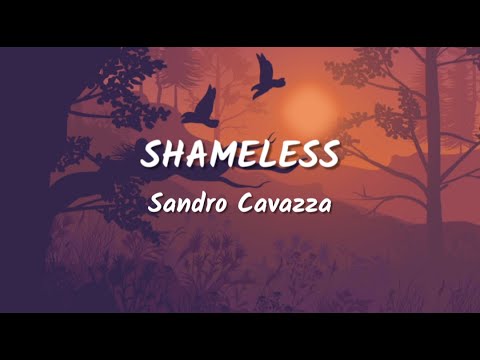 Sandro Cavazza - Shameless (Lyrics Video)