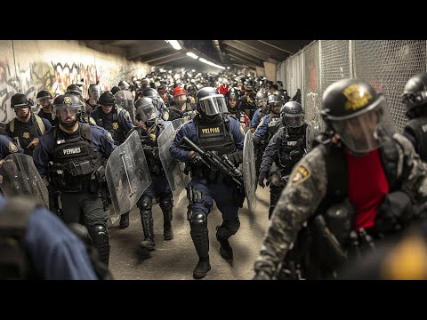 Desperate Police Flood NYC’s Subway… As Homelessness Rages