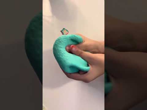 Squishmallow Cloud Slime!!#asmr #blue #slime #squishmallows