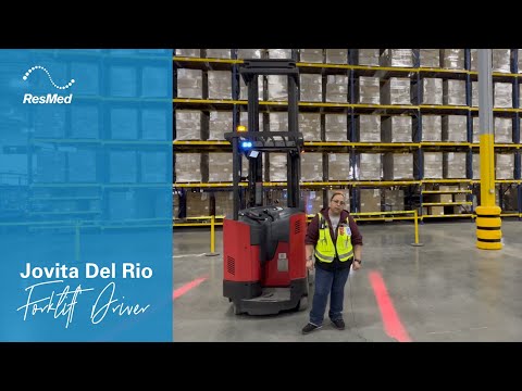 Meet Jovita Del Rio, Forklift Driver at ResMed Moreno Valley