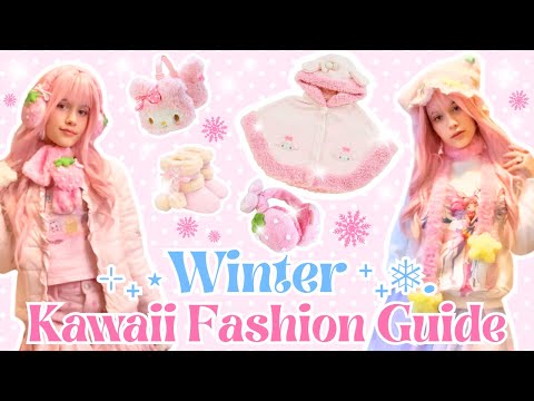 ⋆⁺₊❅ how to SURVIVE the COLD in KAWAII FASHION 🎀 + kawaii winter lookbook 🐇 ₊˚｡❆