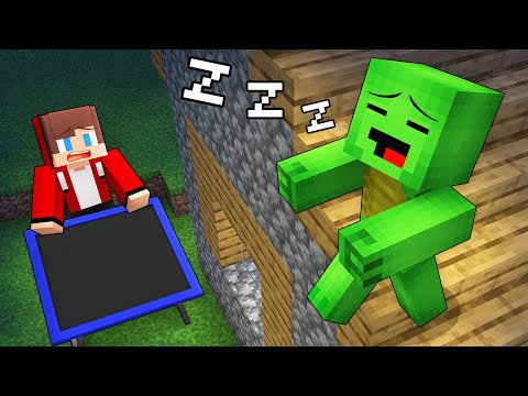 JJ Saved Mikey Sleepwalker in Minecraft (Maizen)