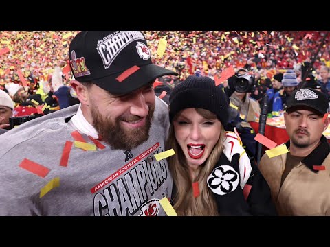 Taylor Swift SURPRISED Travis Kelce after winning the game