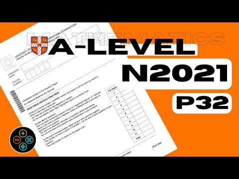 A Level Pure Math November 2021 Paper 32 9709/32