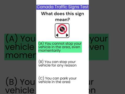 G1 Test Practice 2024 #canada #ontariodrivingtest #roadsigns