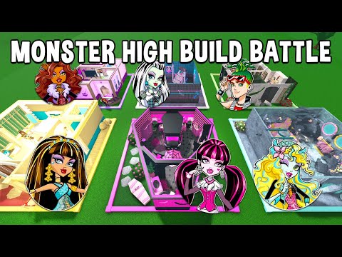 MEGA Monster High Bedroom Build-Off CHALLENGE!