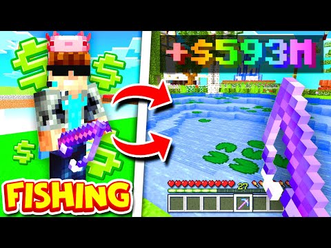 Will FISHING make me RICH in Minecraft SKYBLOCK | Minecraft SKYBLOCK SERVER #8