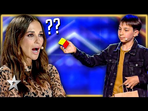 Young Magician Performs INCREDIBLE Tricks With a Rubik's Cube! | Kids Got Talent