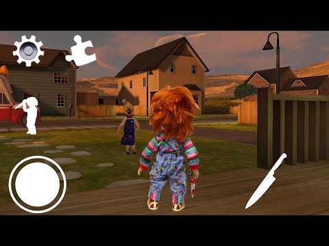 Playing As CHUCKY In Ice Scream 3 With Tiny Rod Sullivan On Hard Mode | Mod Menu