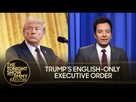 Trump Declares English Official Language of U.S., Anora Sweeps 97th Oscars | The Tonight Show