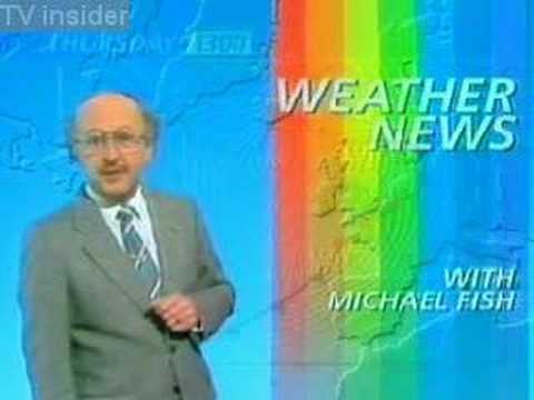 BBC weather blooper by Michael Fish storm of 1987