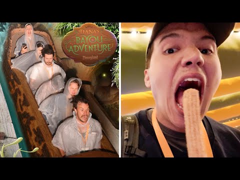 We Rode The New Disneyland Ride Tiana's Bayou Adventure & Tried To Eat Every Popular Food!