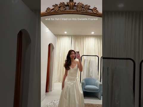 Come try on wedding dresses with me 👰🏻‍♀️  #2025bride #weddingdress #2025wedding