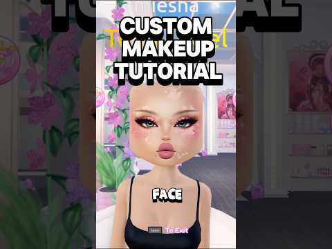 What's your favorite custom makeup detail? #dresstoimpress #shorts #roblox