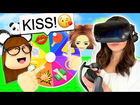 A WHEEL Chooses My DARES Roblox VR Hands