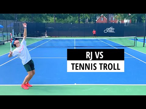 High School Senior [UTR 8] vs TennisTroll [USTA 4.5]