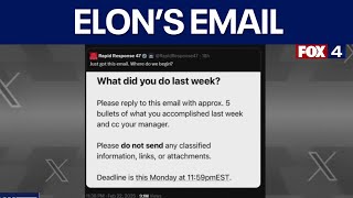 Elon Musk email federal workers to explain what they did last week