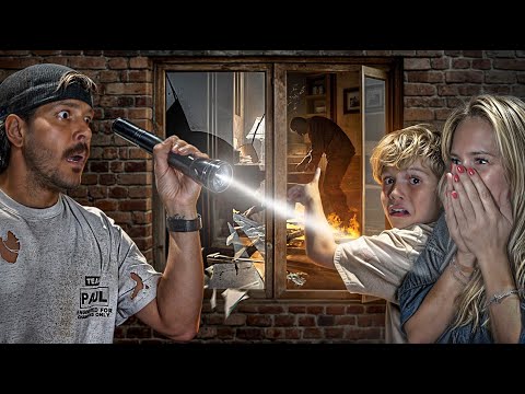 We CAUGHT someone breaking into our HOUSE! *911*