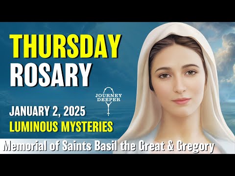 Thursday Rosary ❤️ Luminous Mysteries of the Rosary ❤️ January 2, 2025 VIRTUAL ROSARY