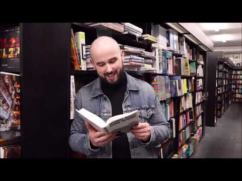 Michael Magee reads from his debut novel, Close to Home at Kennys Bookshop, April 2023