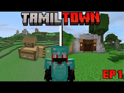 I build a starter base || 1.21 || Tamil Town Restart || Episode 1 || #nktamilan