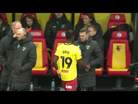 Watford v Norwich City Highlights