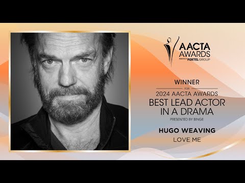 Harriet Dyer & Patrick Brammall present the AACTA Award for Best Lead Actor in a Drama