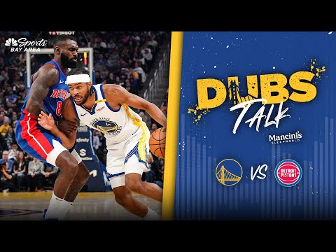 Warriors outlast Pistons in fiery back-and-forth bout | Dubs Talk Live | NBC Sports Bay Area