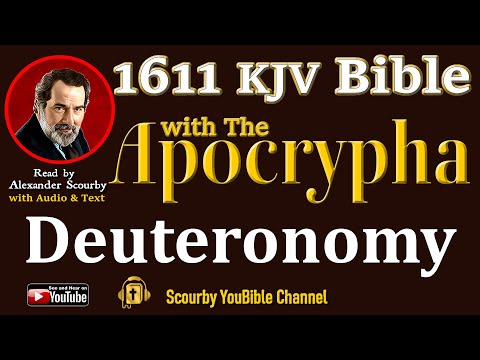 5 ~ New | DEUTERONOMY KJV  | Audio and Text | by Alexander Scourby | God is Love and Truth.