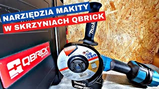 Narzędzia Makity w skrzynkach Qbrick System - szlifierka Makita DGA513