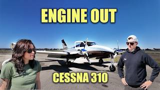 ENGINE OUT in a Cessna 310!