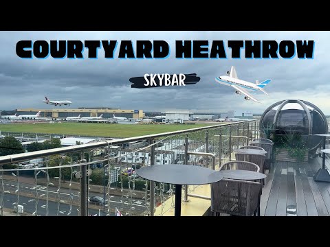 Courtyard Heathrow Hotel | SkyBar with Runway Views