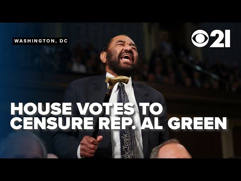 House votes to censure Rep. Al Green after disrupting Trump's address to Congress