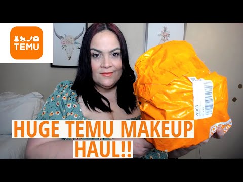 HUGE TEMU MAKEUP HAUL