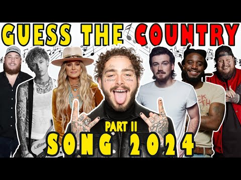 Guess the Country Songs 2024 | Music Quiz 🤠 Part 2