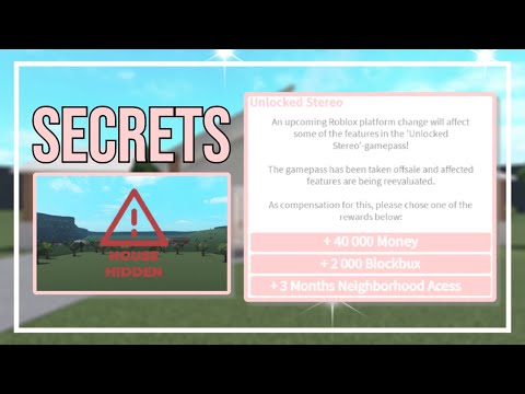 15 Secrets Only People Who Paid For Bloxburg Know (Roblox)